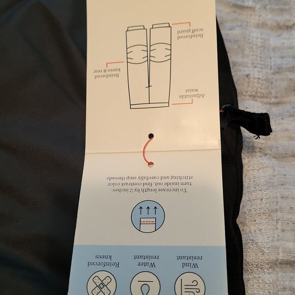 Boys or Girls Black Snow Pants Size M NWT Cat & Jack - Picture 5 of 5